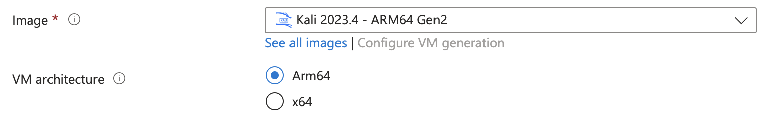 Kali Azure ARM64